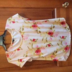Floral dress shirt 2X